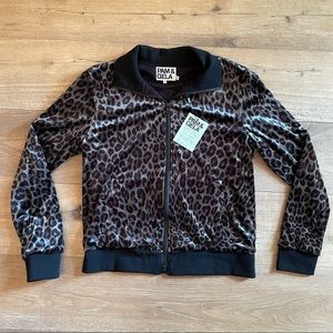 Pam & Gela Leopard-Print Track Jacket.